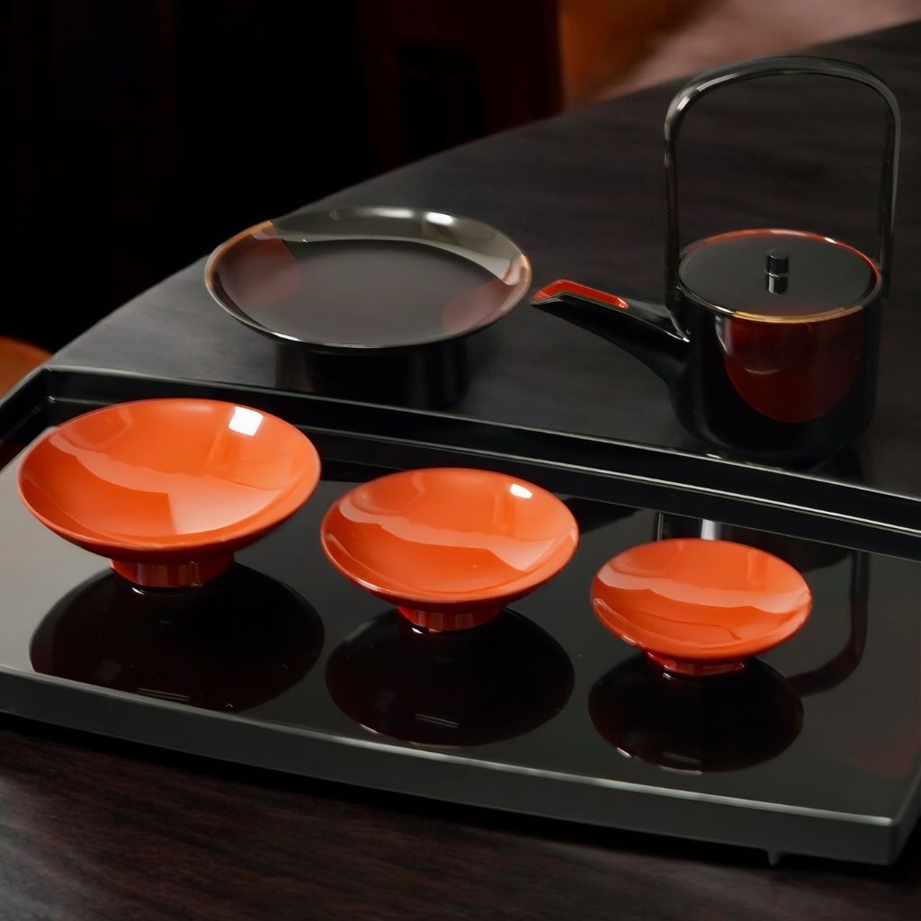 越前 日月白檀屠蘇器