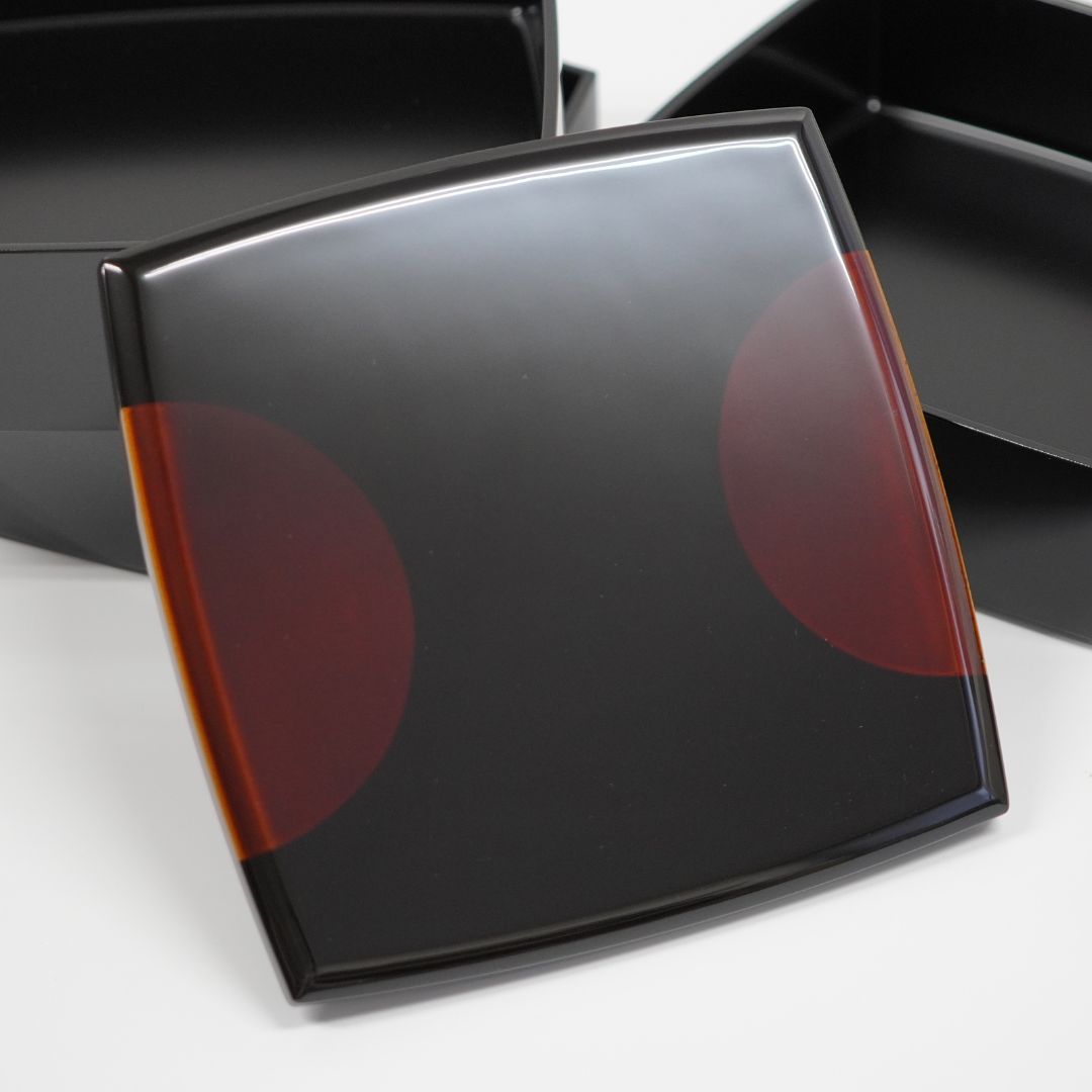 越前 日月白檀 三段重