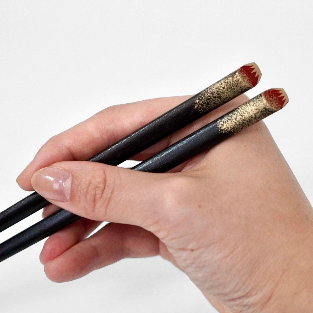 越前 富士山 箸置付夫婦箸