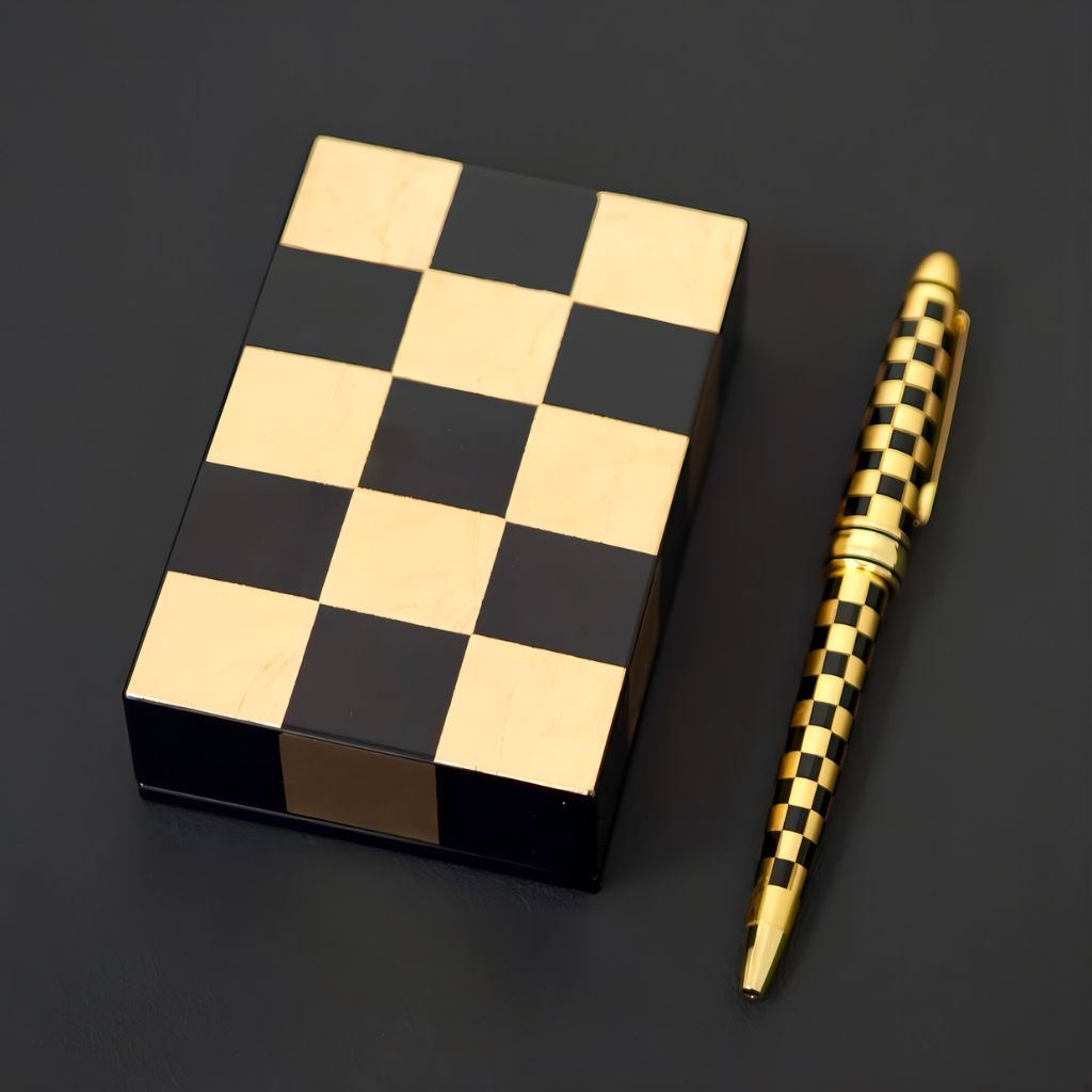 箔工芸市松金 大和名刺入