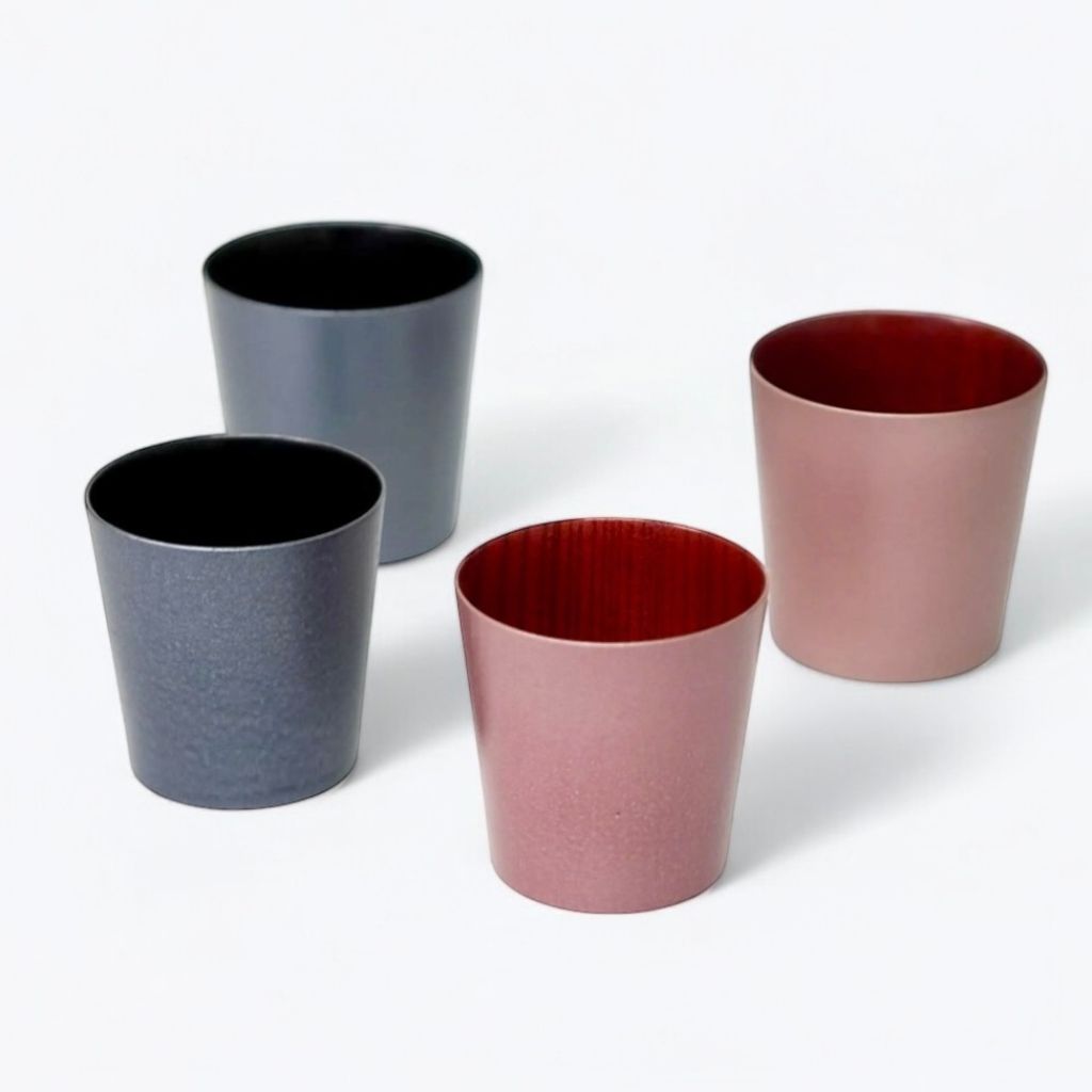 山中 欅 うつろいカップ クールブラック 黒摺