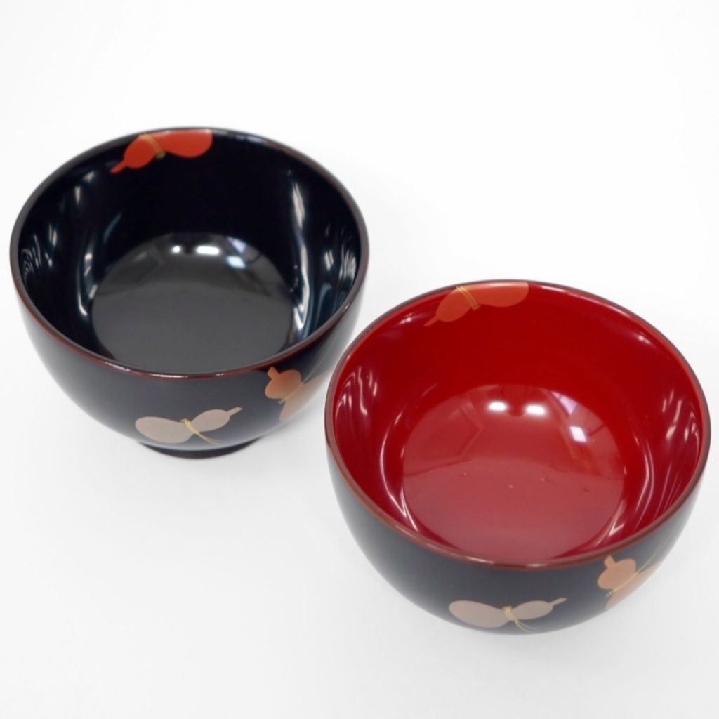 山中 夫婦汁椀 ひさご