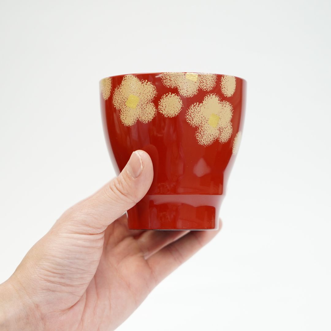 越前塗 うるし華蒔絵フリーカップ ペア