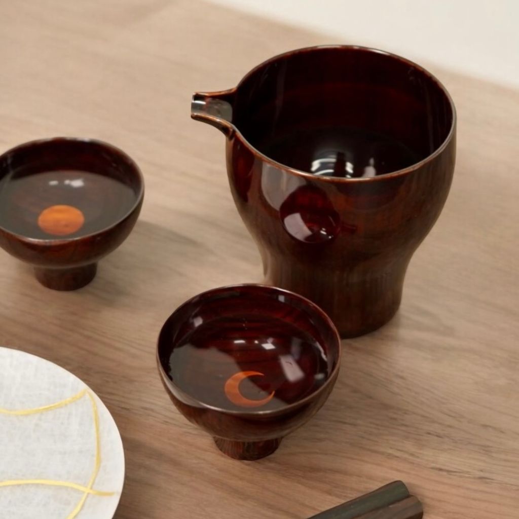 越前 欅 お月見片口(大)