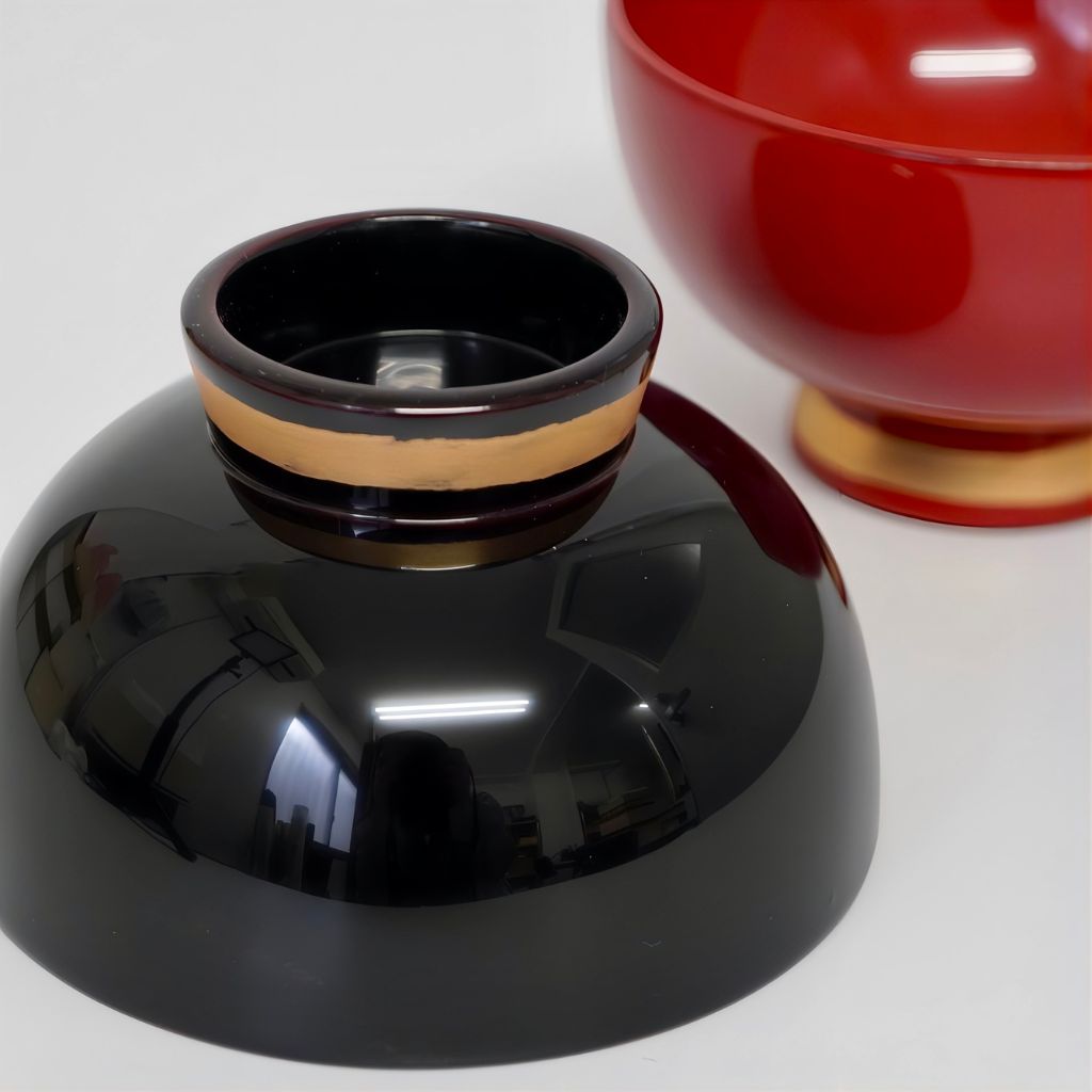 越前 夫婦汁椀 金刷毛目