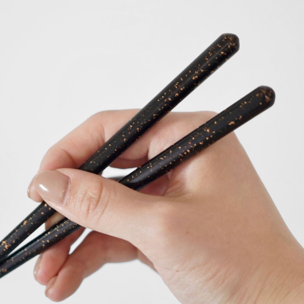 若狭 食洗機対応 箸 漆八角金彩(21.5cm/23cm)