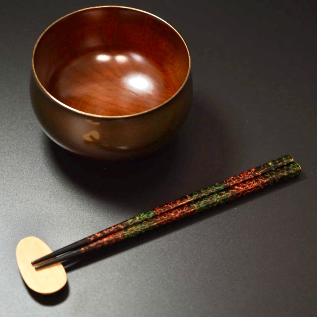 津軽唐塗 箸 呂上(20.5cm/23.5cm)