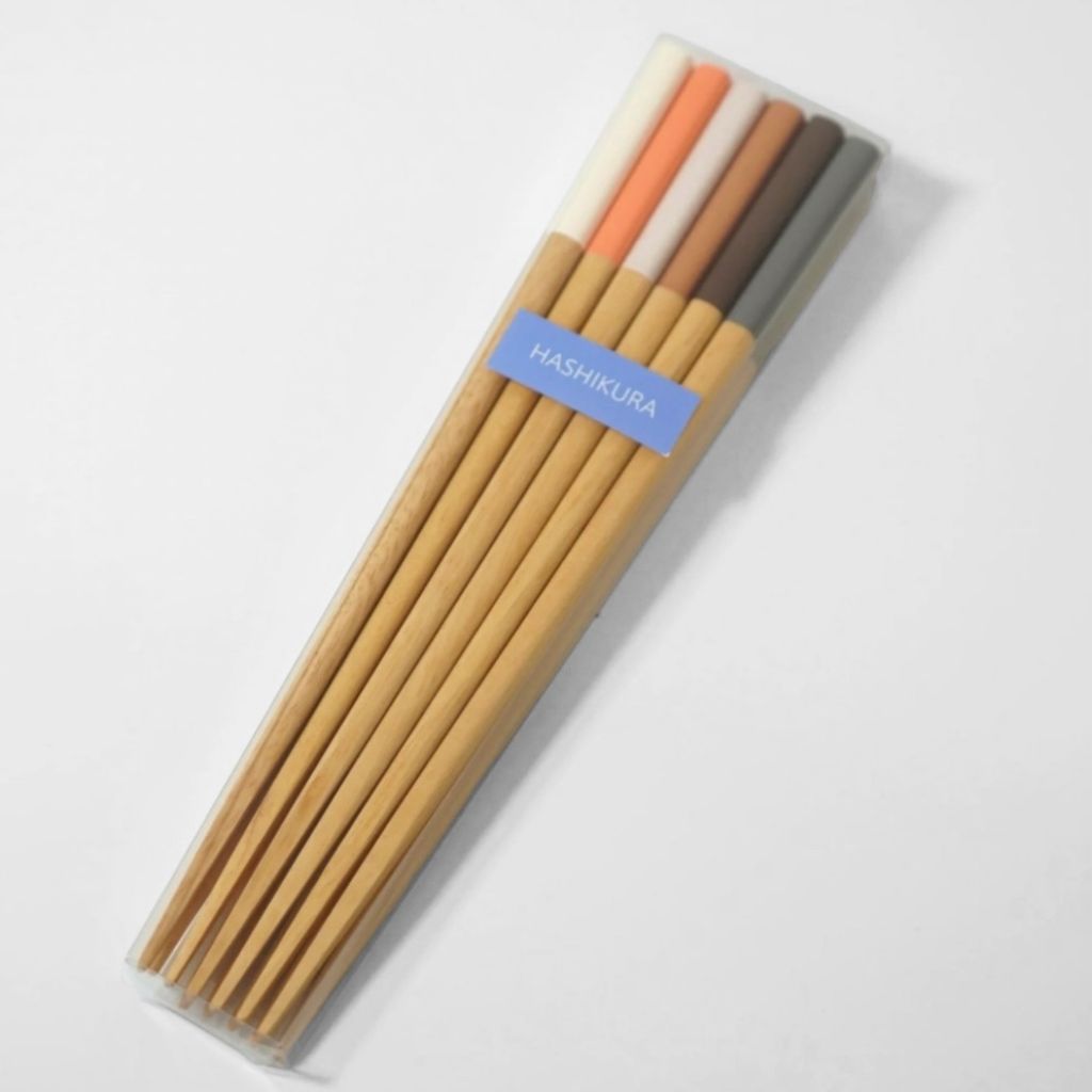 白木塗分 箸 6膳セット