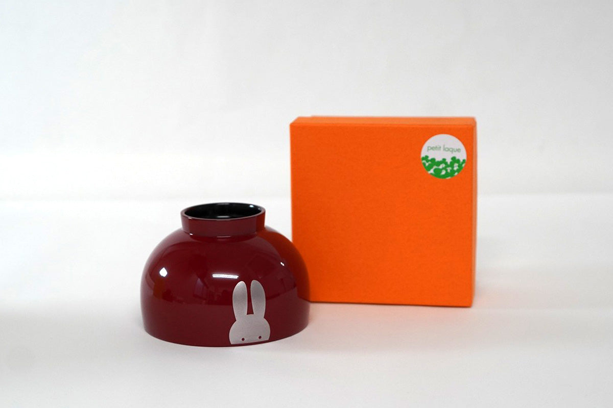 かくれんぼ椀 溜 朱