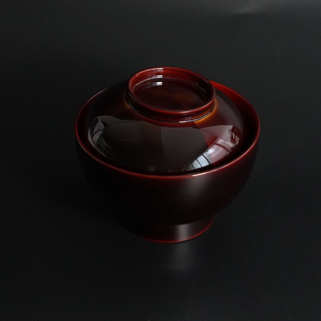 越前 市松白檀 雑煮椀