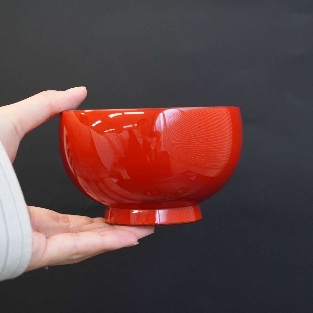 輪島 夫婦汁椀黒内朱・朱内黒 – 漆器 高翆
