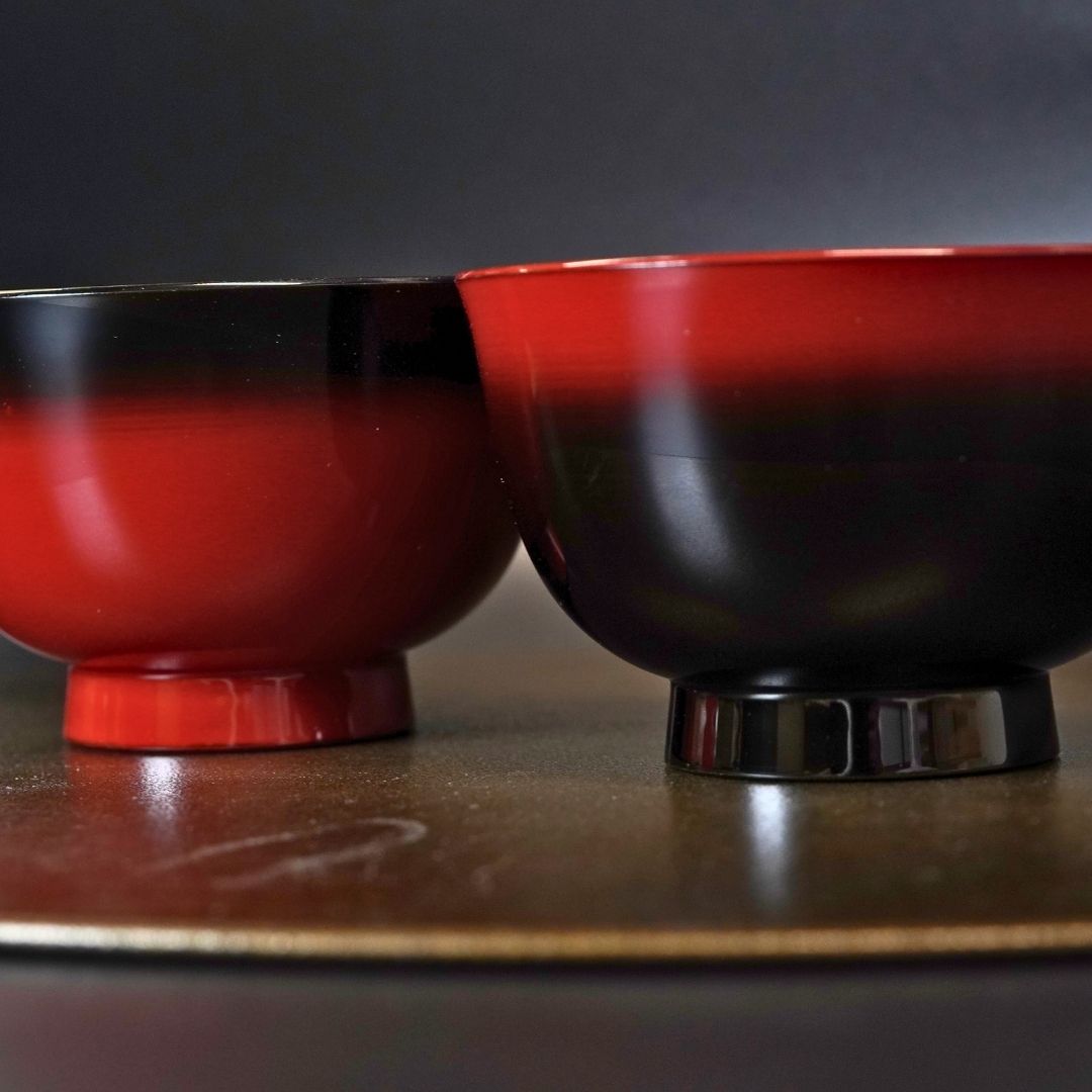 越前 食洗機対応 ぼかし夫婦椀