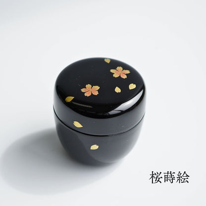 越前 棗（桜蒔絵/沈金帯松/沈金寿松）