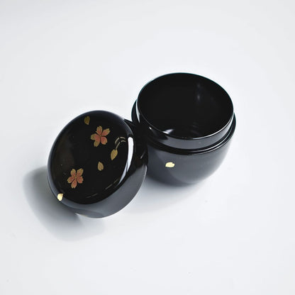 越前 棗（桜蒔絵/沈金帯松/沈金寿松）