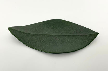木の葉皿 グリーン