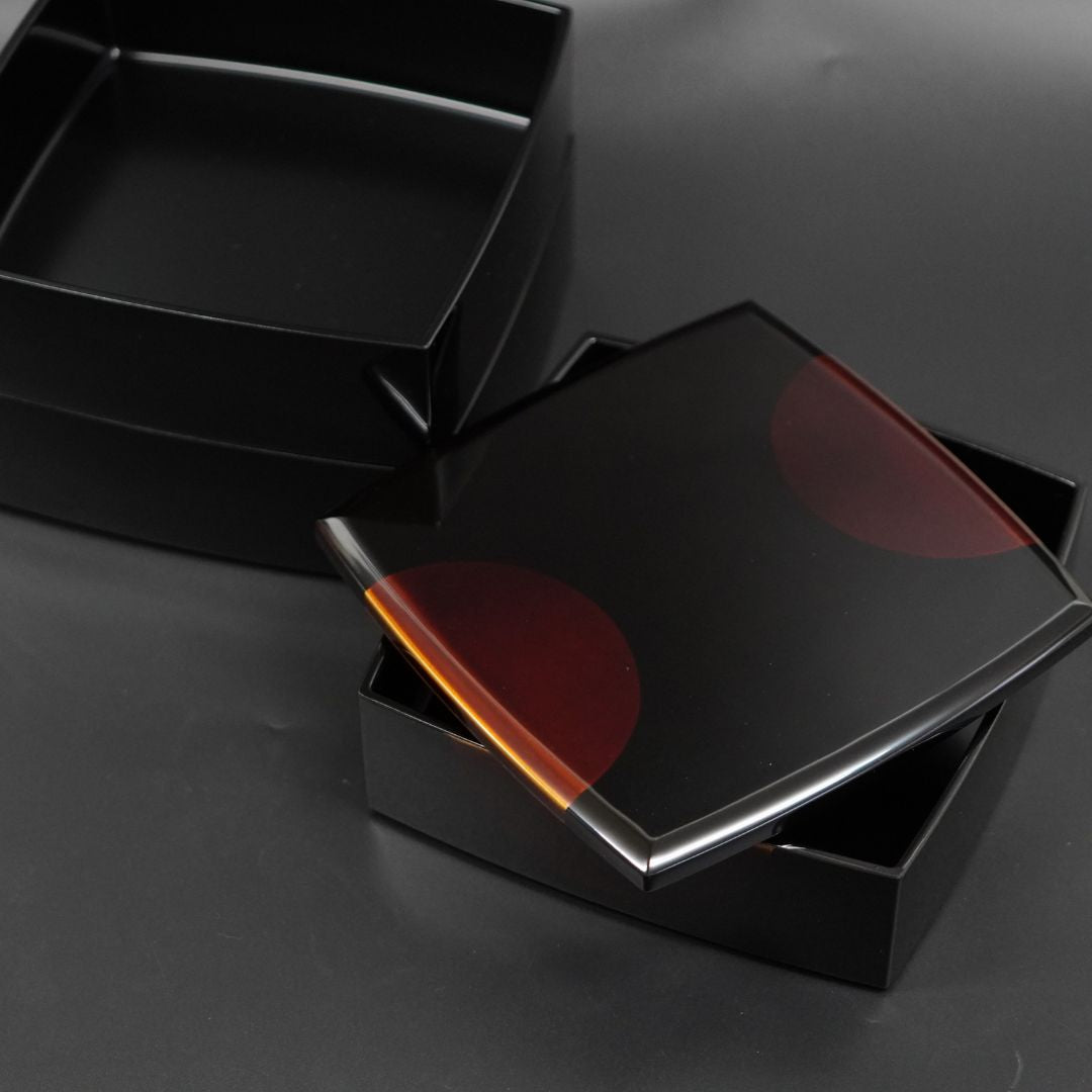 越前 日月白檀 三段重