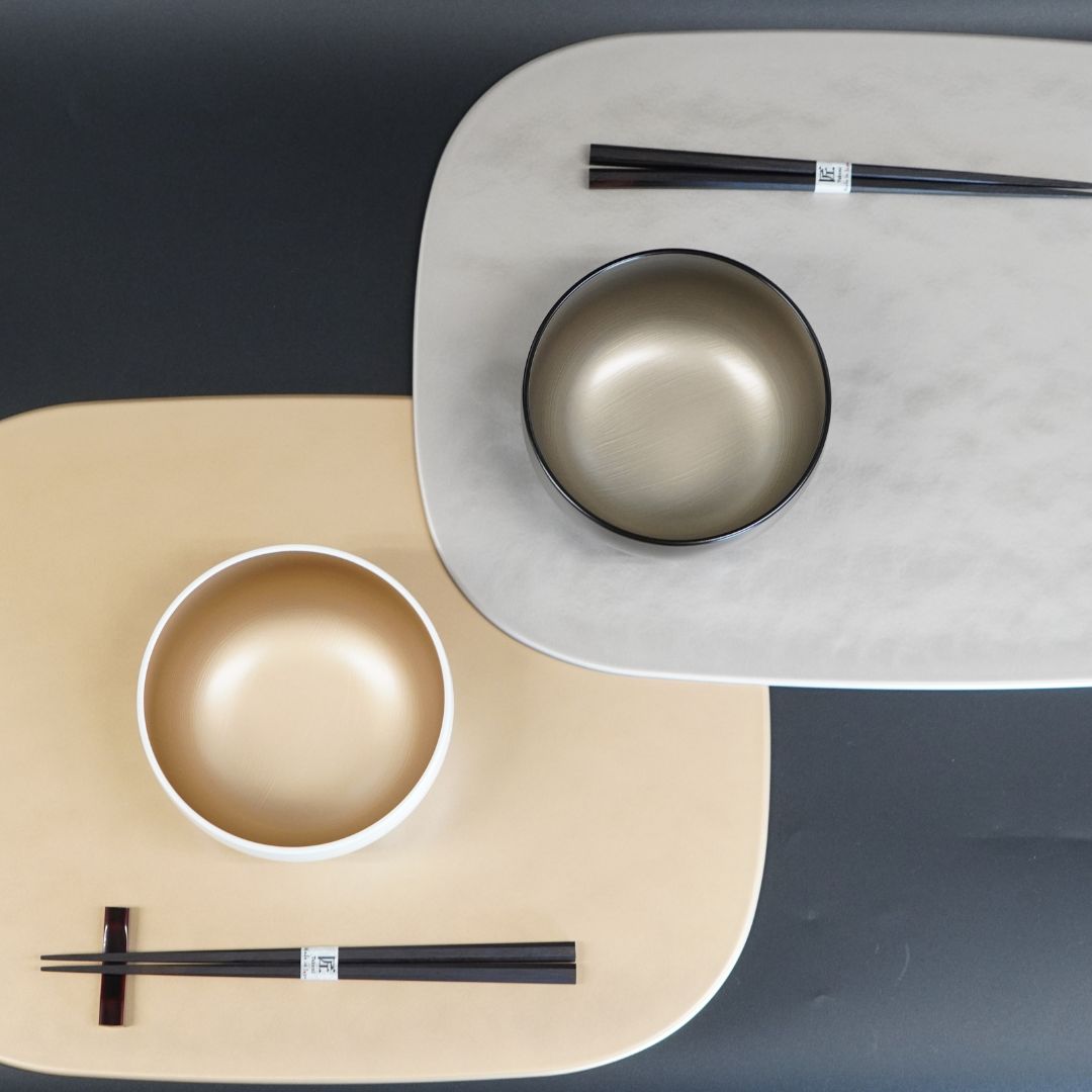 越前 13.0くつわランチョンマット金・銀