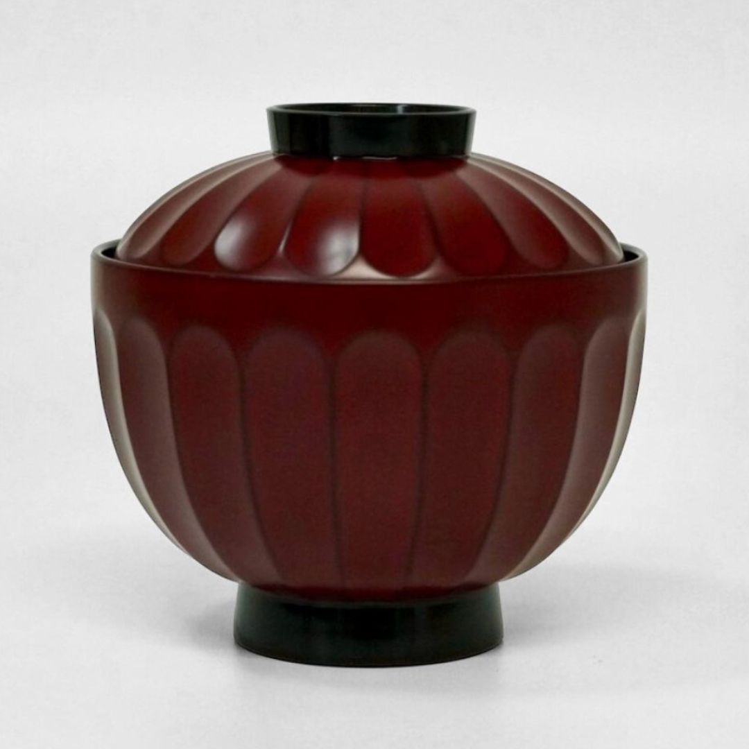 越前 菊割吸物椀