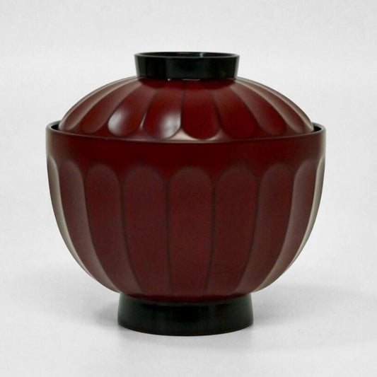 越前 菊割吸物椀