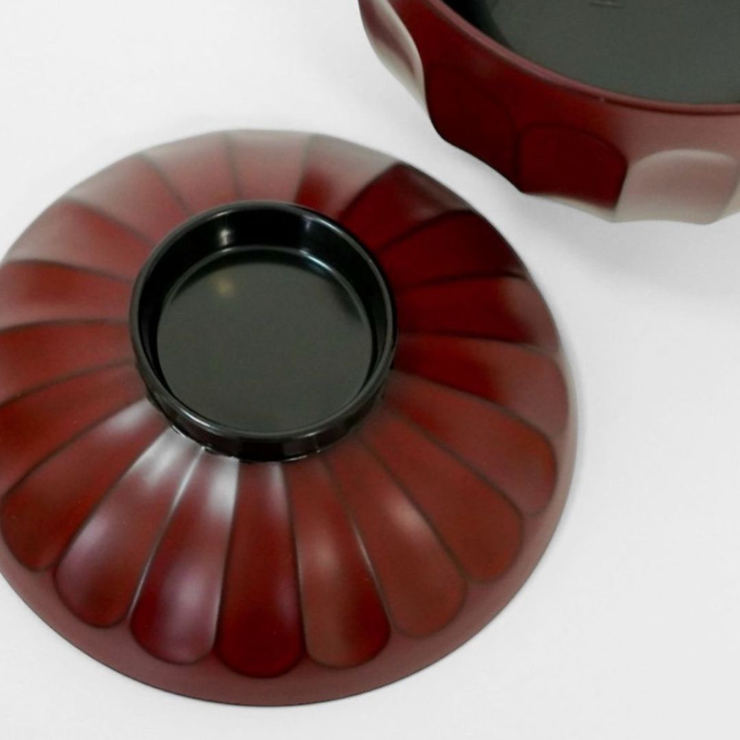 越前 菊割吸物椀