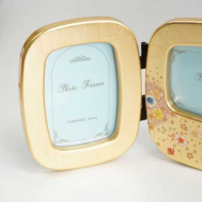 箔工芸　花丸　小判ダブルピクチャー