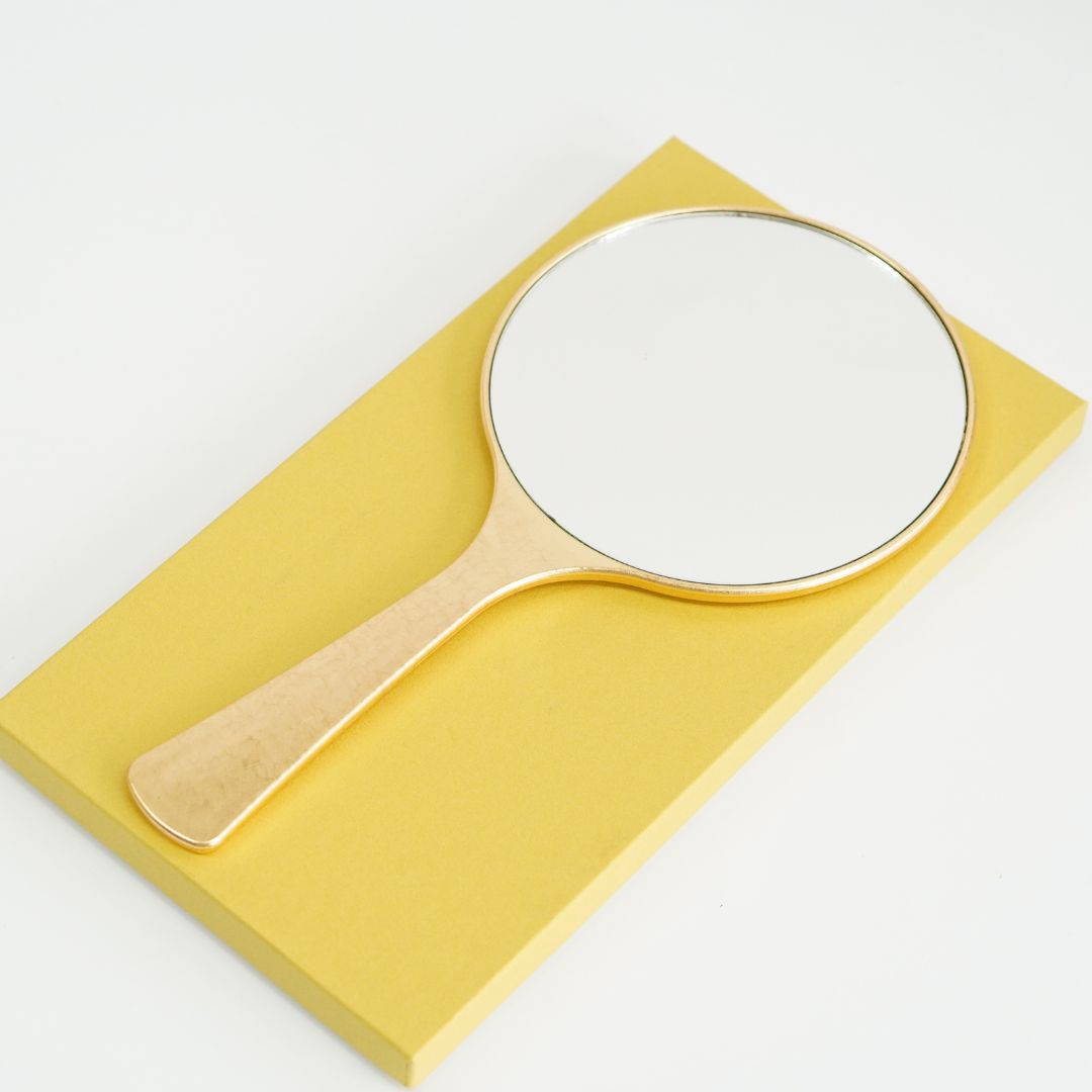 雅手鏡（中）箔工芸 祥桜