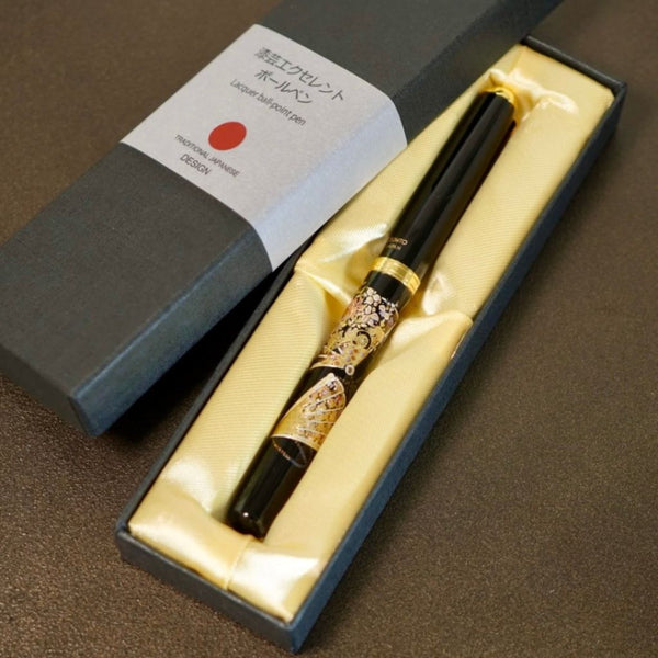 山中 漆芸エクセレントボールペン 扇面
