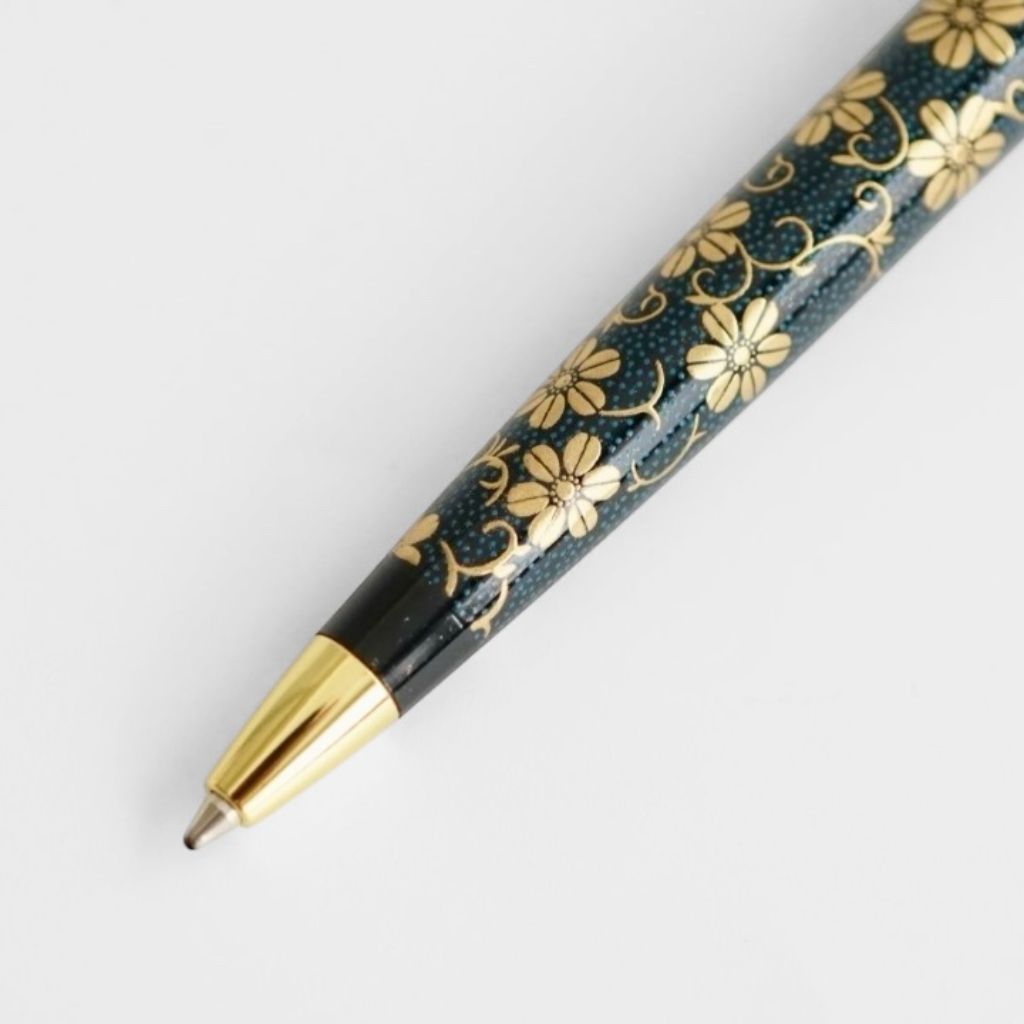 山中 漆芸ボールペン 鉄仙唐草