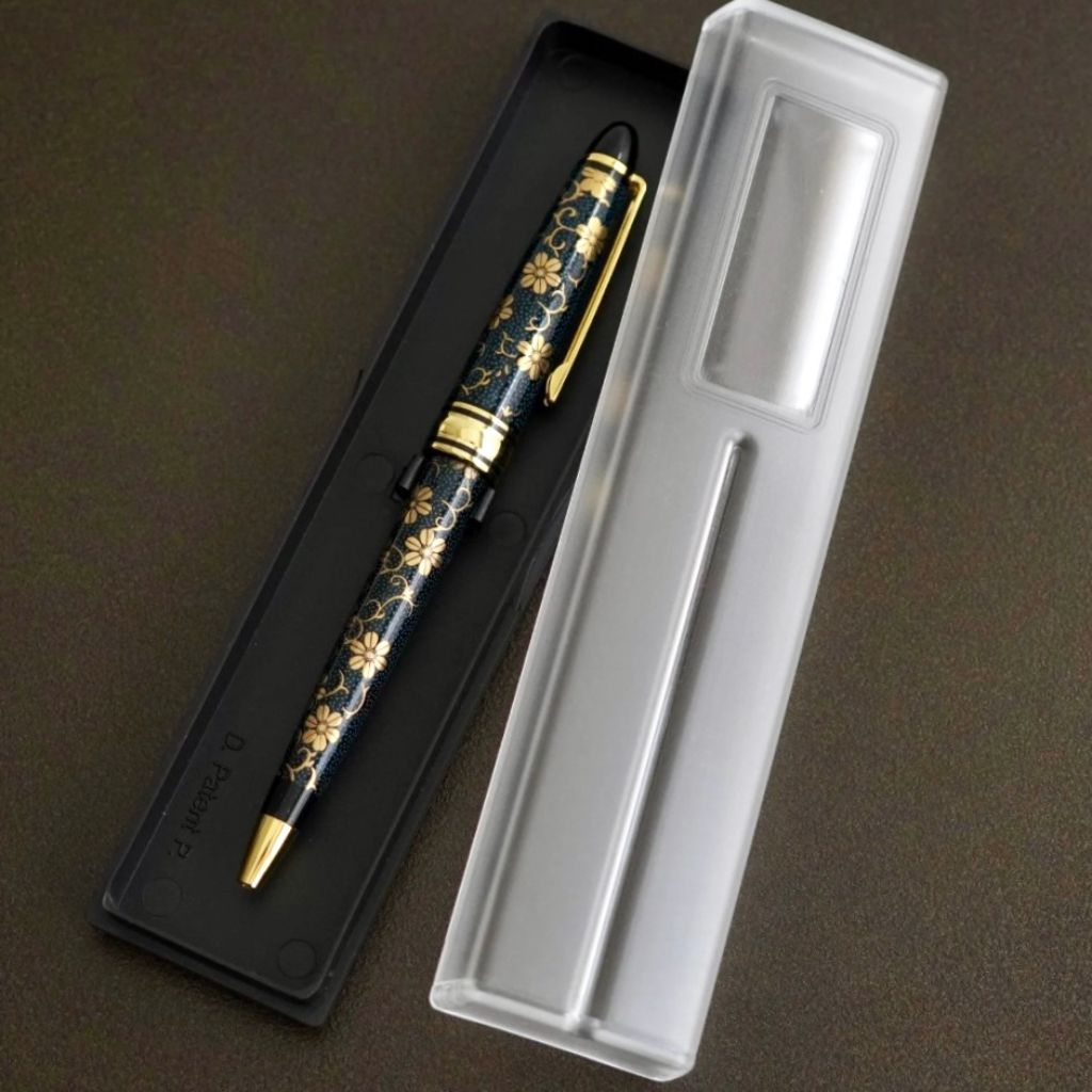 山中 漆芸ボールペン 鉄仙唐草 – 漆器 高翆