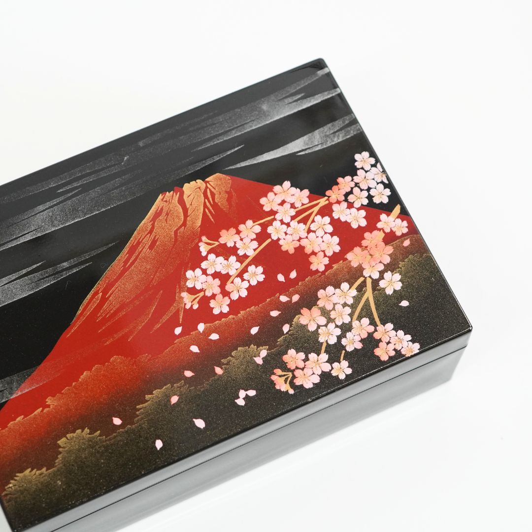 アクセサリーBOX 富士さくら – 漆器 高翆