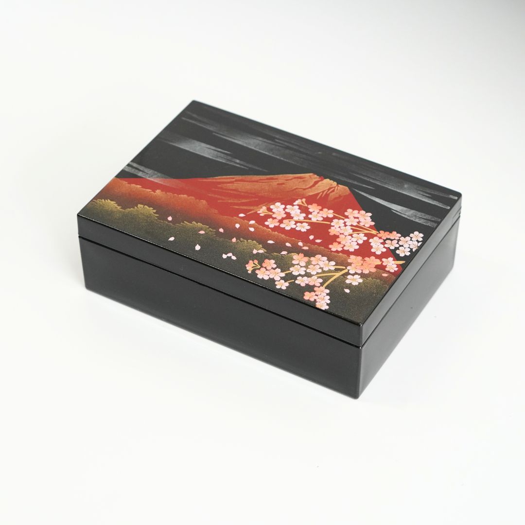 アクセサリーBOX 富士さくら – 漆器 高翆