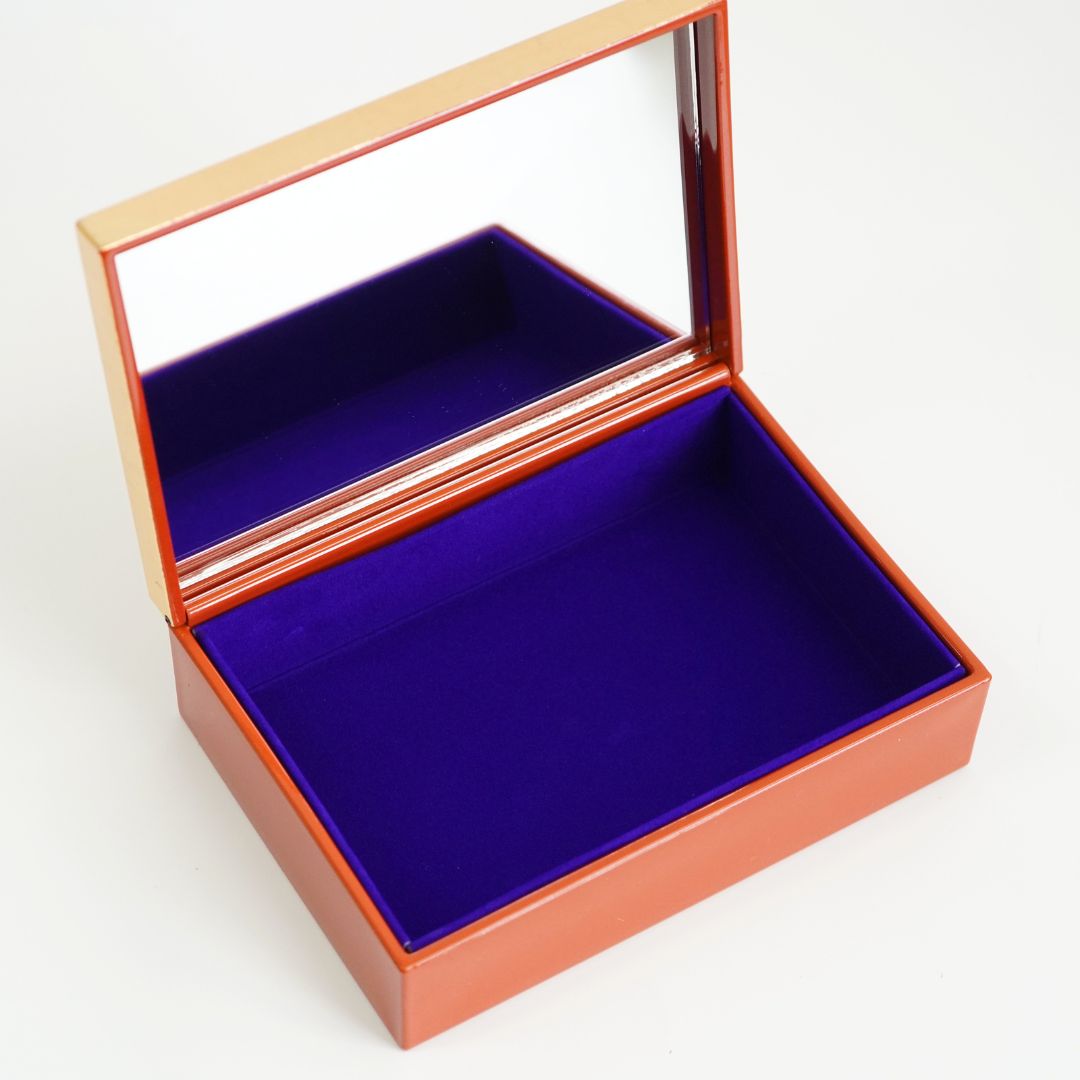 加賀箔アクセサリーBOX　華富士