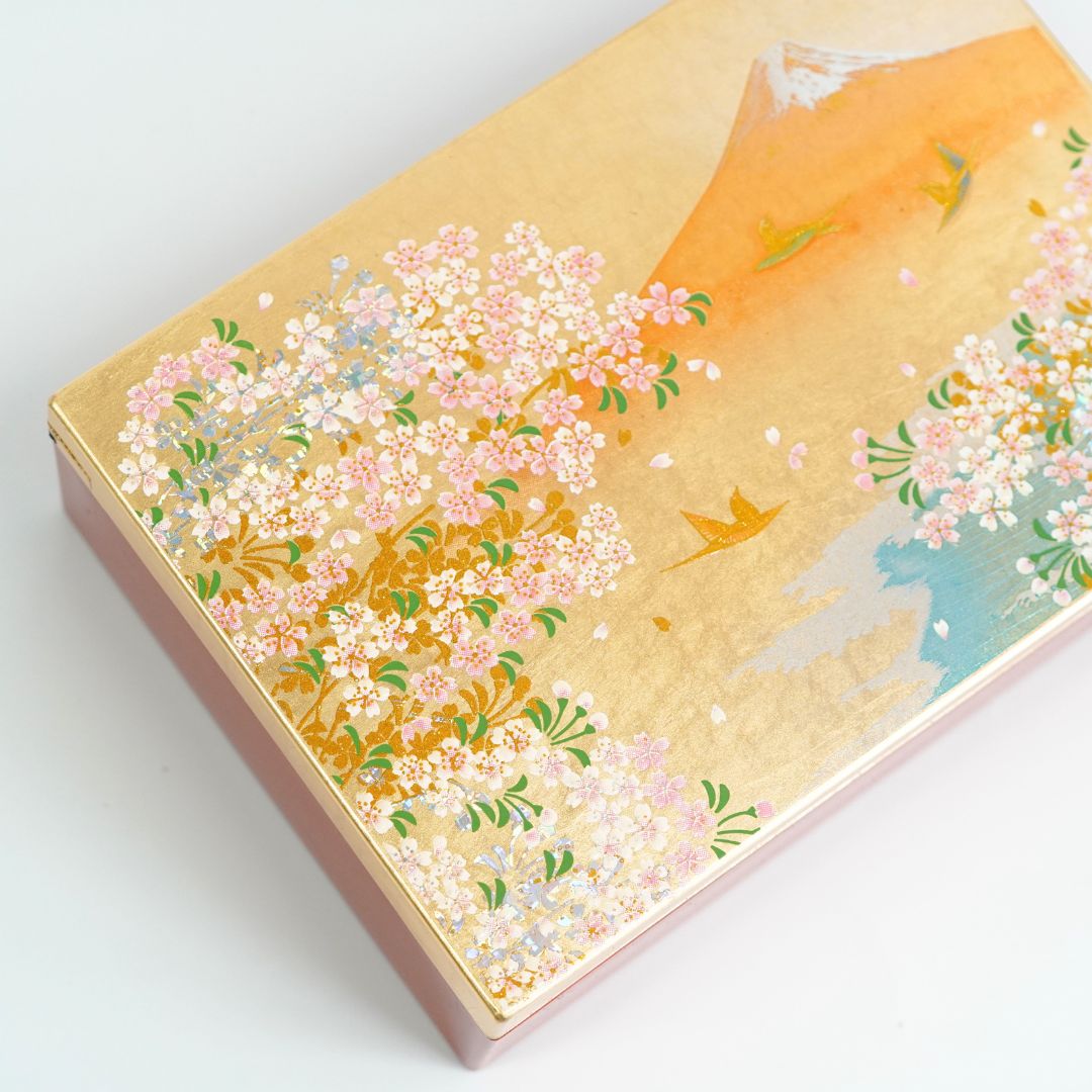 加賀箔アクセサリーBOX　華富士