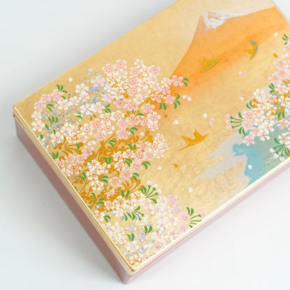 加賀箔アクセサリーBOX　華富士