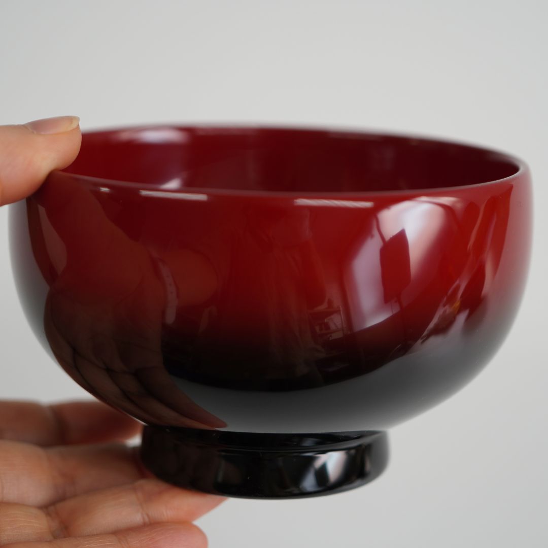 山中 ぼかし夫婦椀 – 漆器 高翆