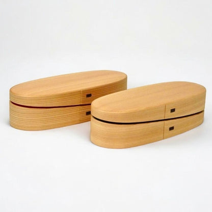 大館 曲げわっぱ 軌（MICHI）黒・朱