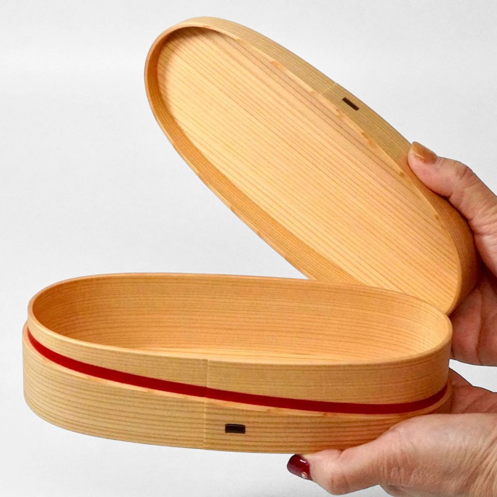 大館 曲げわっぱ 軌（MICHI）黒・朱