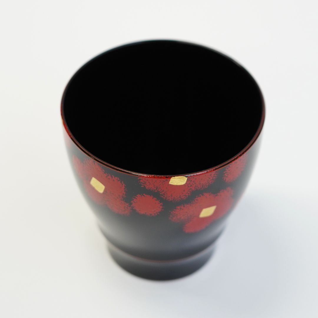 越前塗 うるし華蒔絵フリーカップ ペア