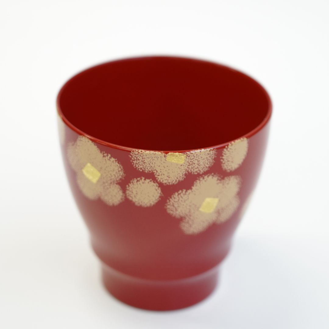 越前塗 うるし華蒔絵フリーカップ ペア