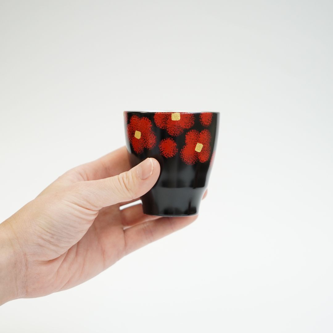 越前塗 うるし華蒔絵ぐい吞み ペア