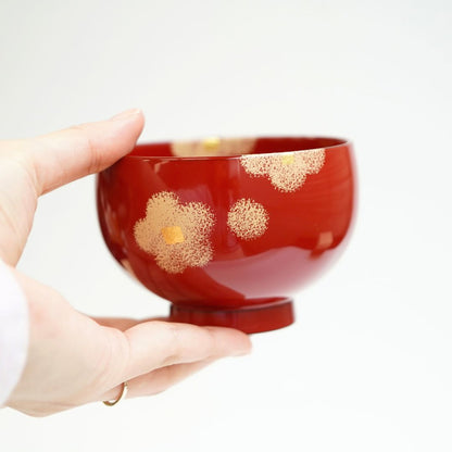 越前　うるし華子供椀