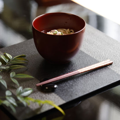 越前 かゆ椀 古代朱