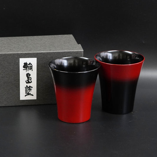 輪島 フリーカップペア―曙ぼかし