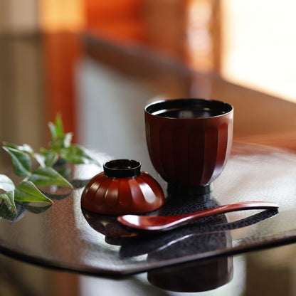 越前 菊割小吸物椀