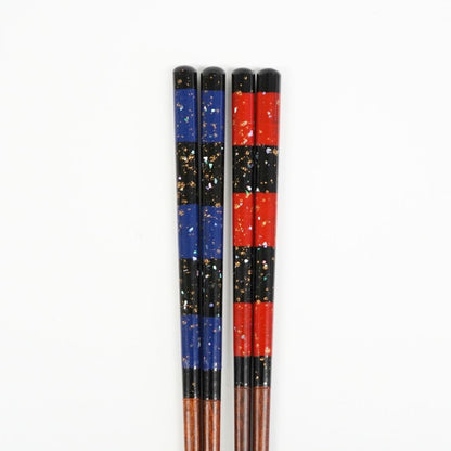 貝雲母 箸  (23.0cm/21.5cm)