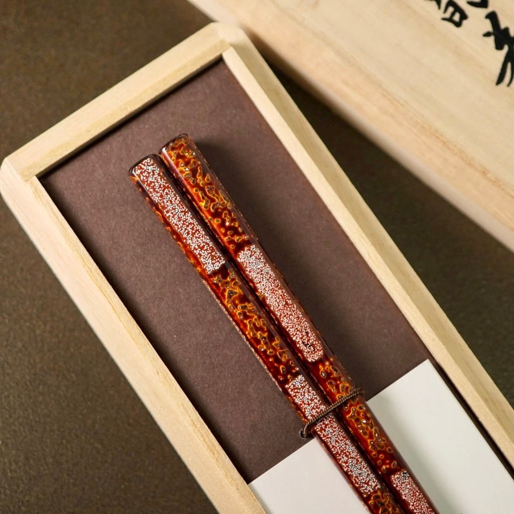 若狭塗 箸 夜明けの霧 23.5cm