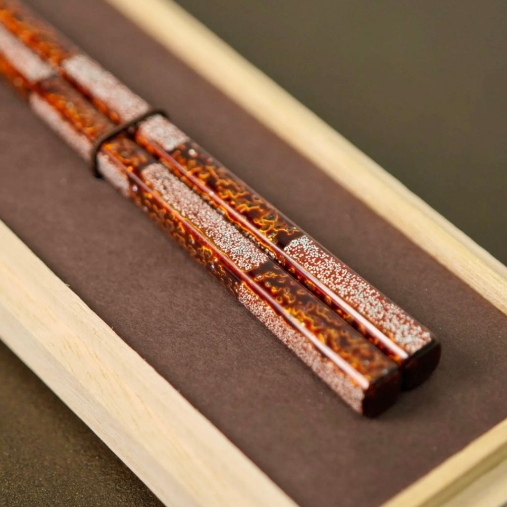 若狭塗 箸 夜明けの霧 23.5cm