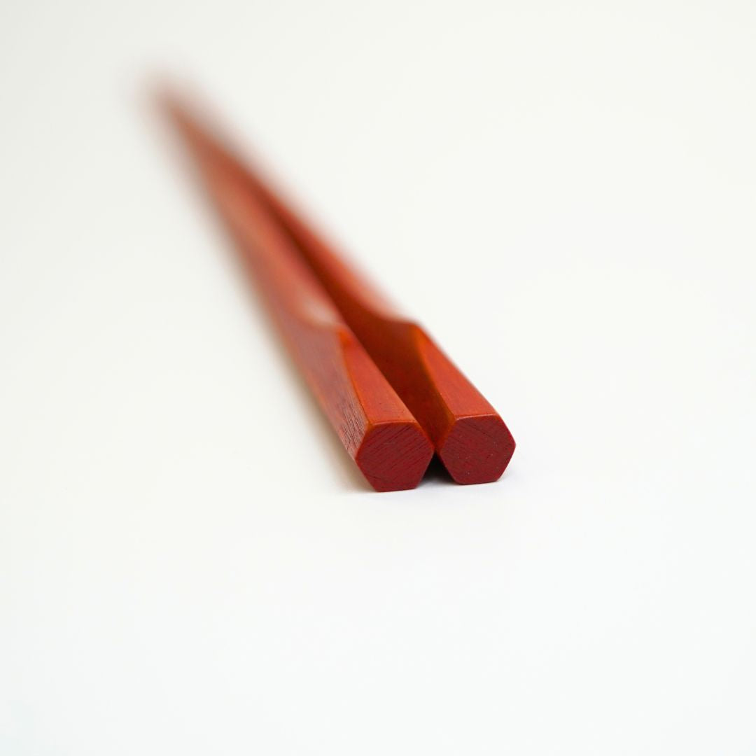 中田陽平作　六角竹乃箸（21.cm/23.5cm）