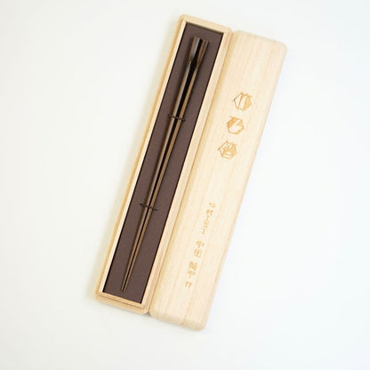 中田陽平作　六角竹乃箸（21.cm/23.5cm）