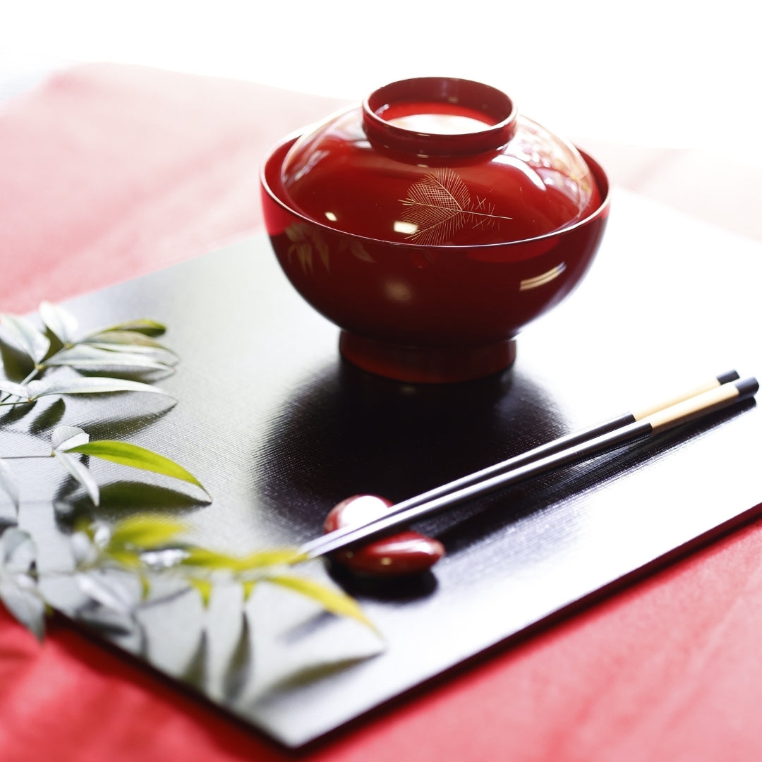 越前塗 布目 板膳